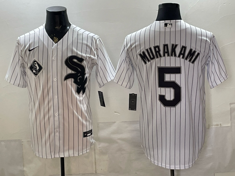 Men Chicago White Sox #5 white Nike MLB 2026 jersey 052800395